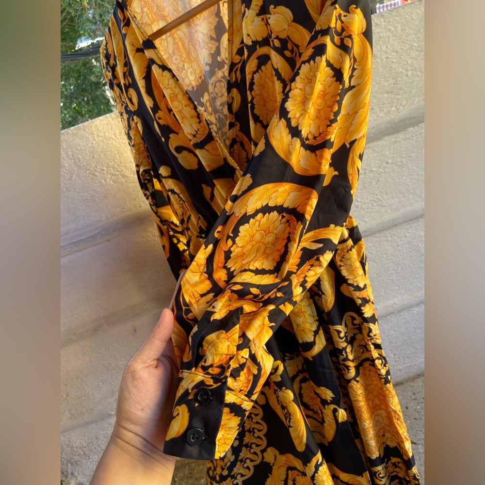 OC OrderPlus Wrap Long Dress. Size - M - Picture 7 of 9